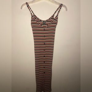 Fitted multicolor dress